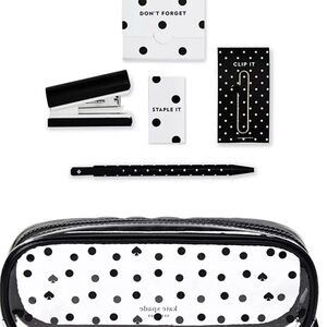Kate Spade Dot Mini Desk Accessories Set (NWT)